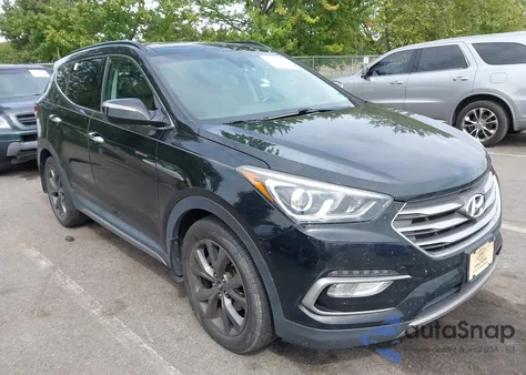 2018 Hyundai Santa Fe Sport 2.0T Ultimate из США, поврежденный, VIN 5XYZWDLA6JG503366